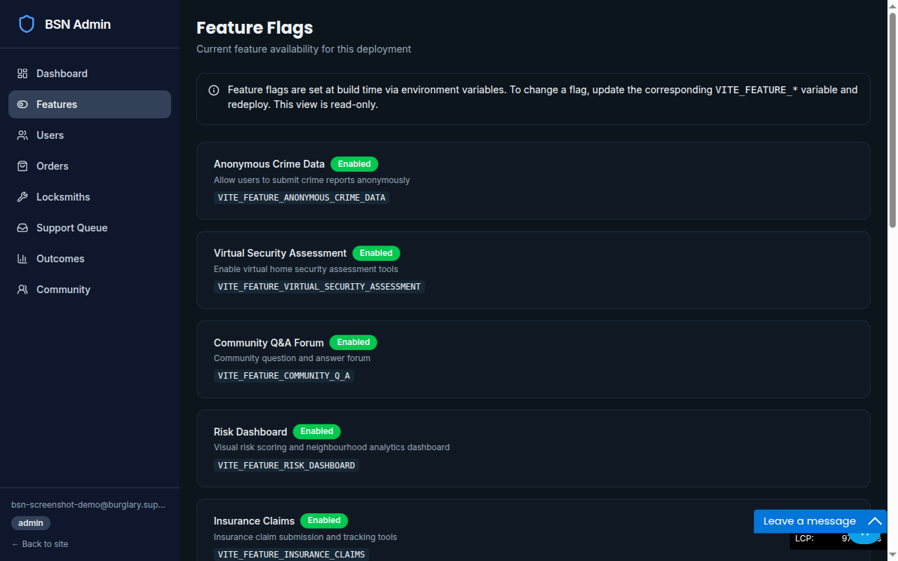Feature flags