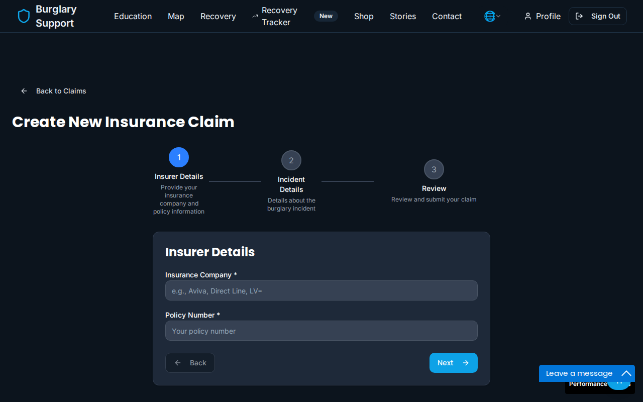 Insurance Claims